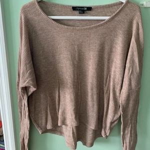 Forever 21 Tan Long sleeve